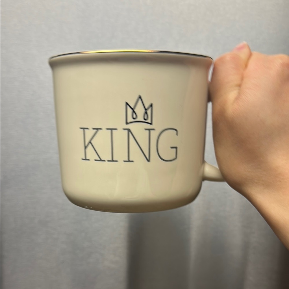 Threshold Cream King Ceramic Mug Classic Dining Essential